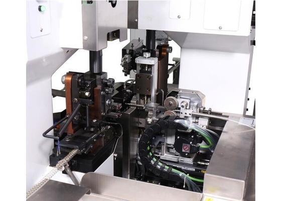 Điện Cả hai kết thúc Máy uốn dây hoàn toàn tự động Bảo hành một năm